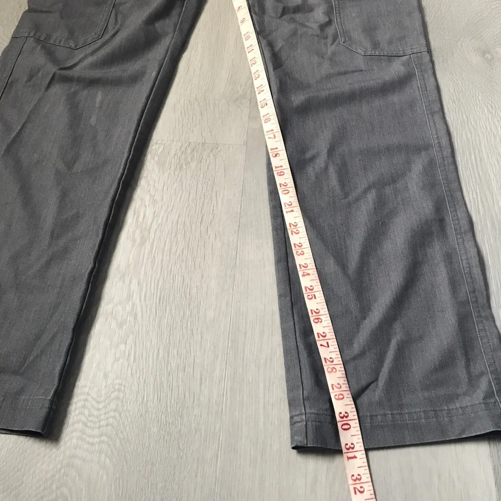 FIGS AXIM GRAY CARGO POCKET STRAIGHT LEG PANTS MENS MEDIUM